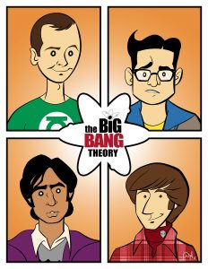 "The Big Bang Theory" print