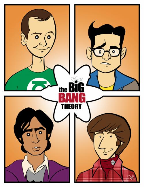 "The Big Bang Theory" print