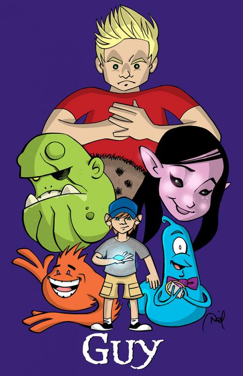 "Guy" Nickelodeon pitch art
